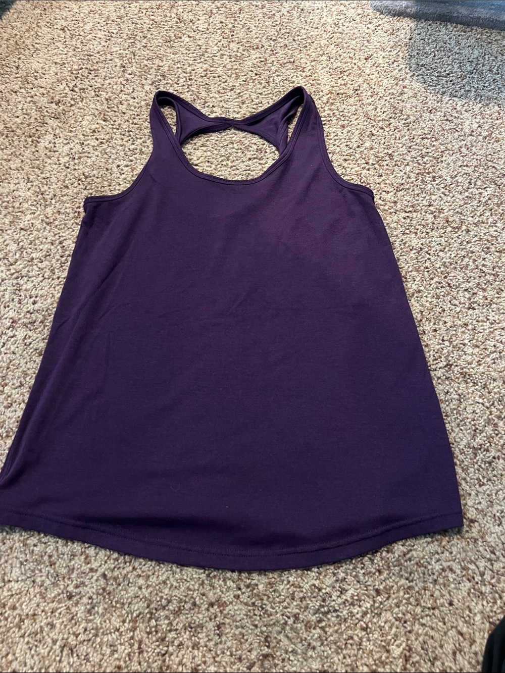 Women’s Small ZYIA Deep Purple Racerback Tank Top